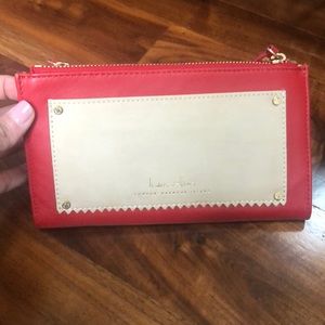 Brand new India Hicks Red Take Out Wallet.